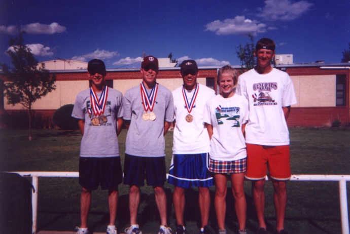 Us with our medals